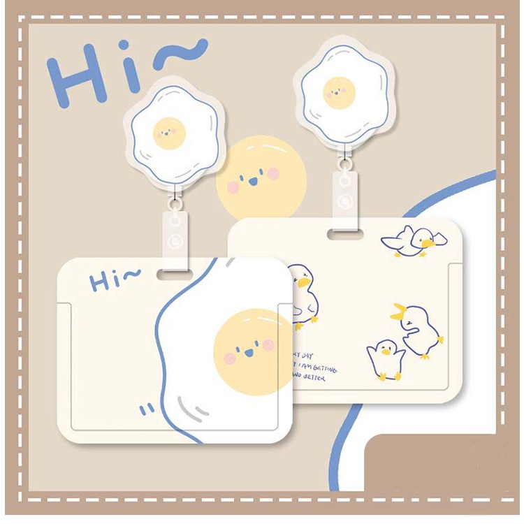 Creative cartoon card cover student campus meal card access control ...