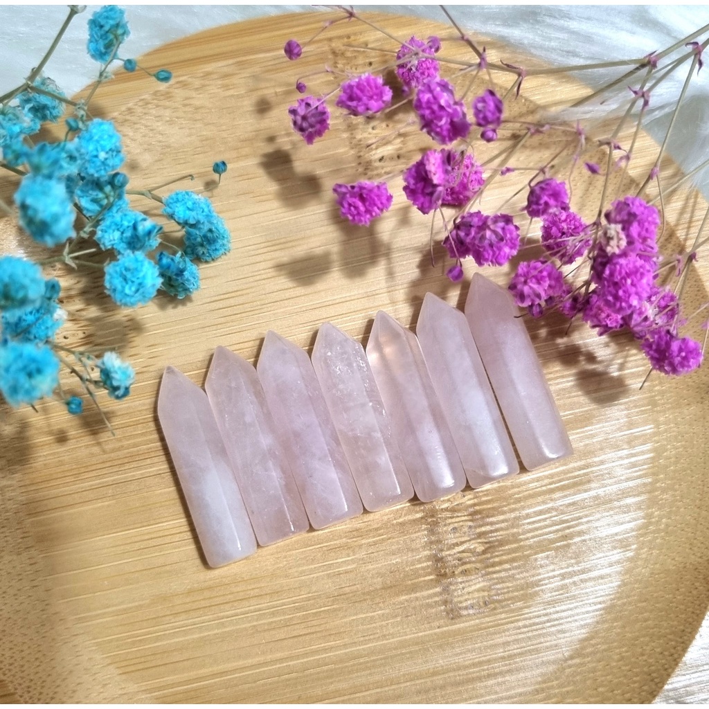 sg-local-instock-mini-rose-quartz-tower-shopee-singapore