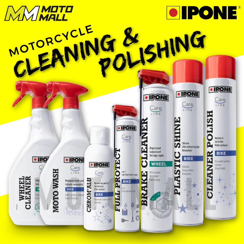 IPONE motorcycle wheel cleaner / moto wash / Cleaner polish / Plastic