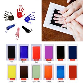 Safe Non-toxic Baby Handprint Footprints Ink Pads No-Touch Skin Inkless  Inkpad Kits 0-10 Months Baby Pet Dog Paw Prints Souvenir