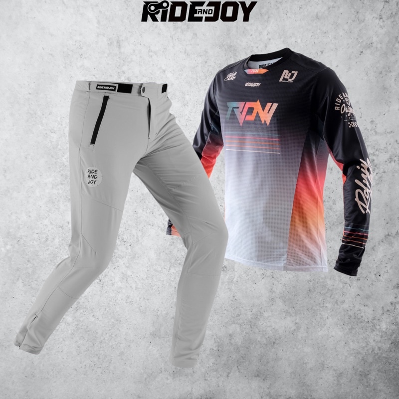[Import]T - Jersey Premium long Bike pants Shirt MTB Men RIDE AND JOY ...