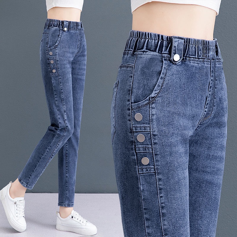 Women Jeans Pants 2022 Pencil Pants Skinny High Waist Jeans For