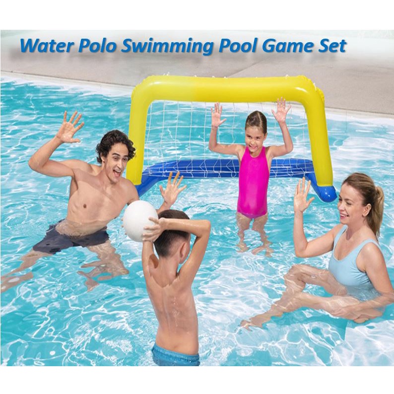 (Bestway) Water Polo swimming pool games / Volleyball Set Pool Float ...