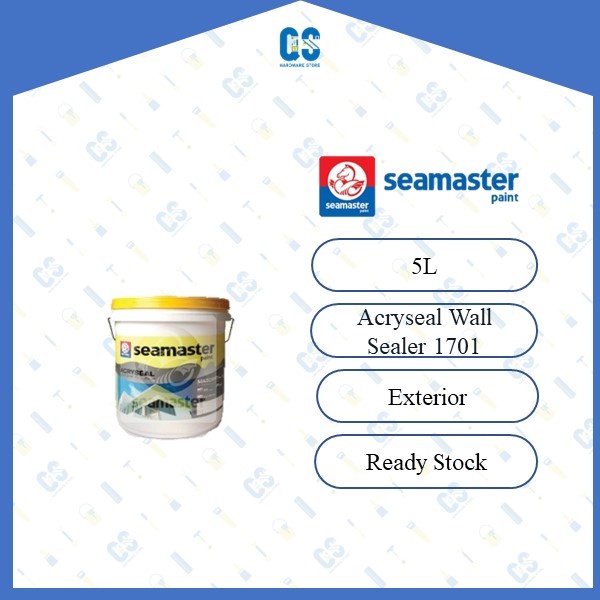 Seamaster 1701 Wall Sealer 5L - Interior & Exterior Wall Undercoat ...