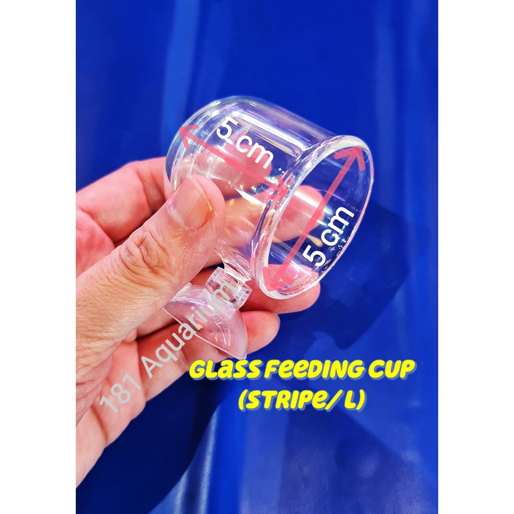 Glass Feeding Pod Fish Feeder Brine Shrimp Eggs Red Worms Food For Aquarium (S/ M/ L) Shopee