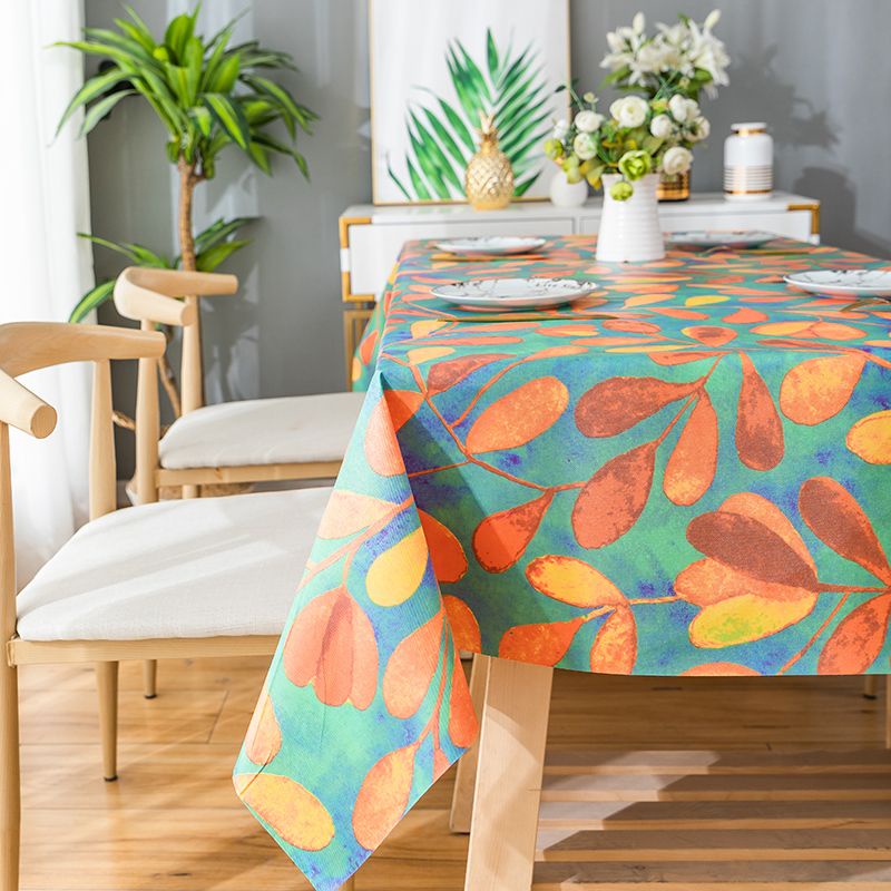 Tablecloth Waterproof AntiScalding OilProof Disposable pvc Plastic