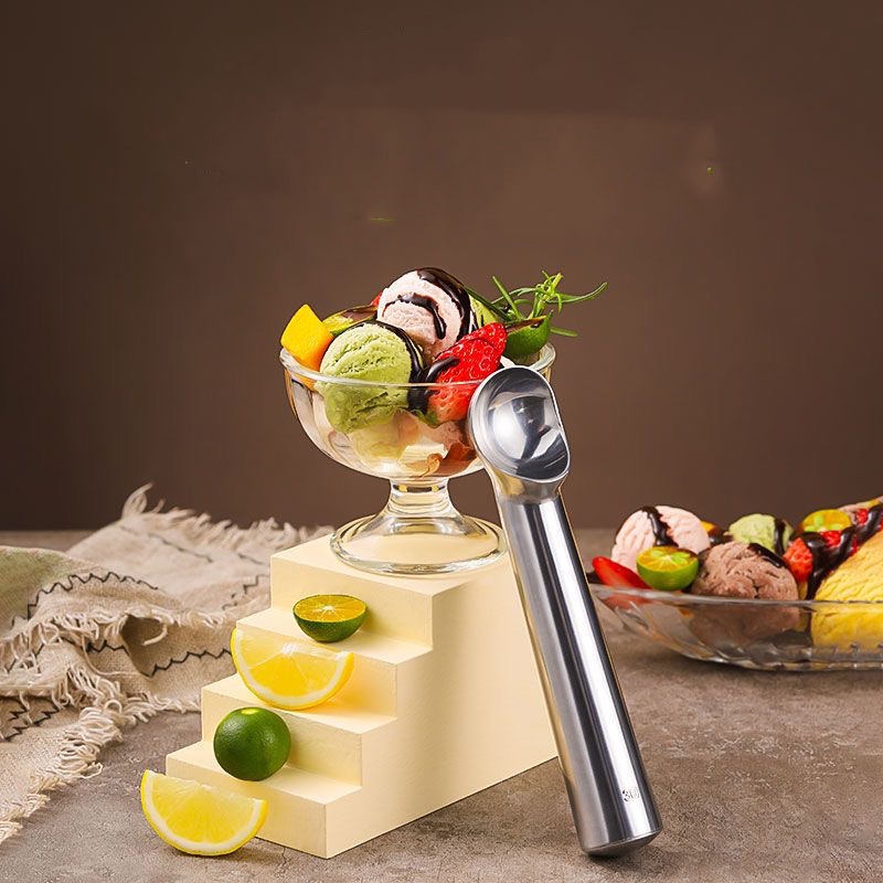 SelfMelting Ice Cream Scoop Digger Hard Ball Extractor Alloy Shopee