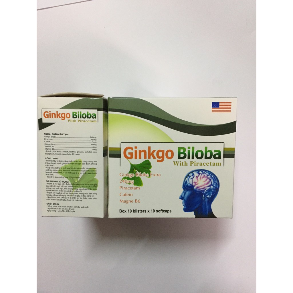 Ginkgo BILOBA 240 oral tablet helps to increase blood circulation Box