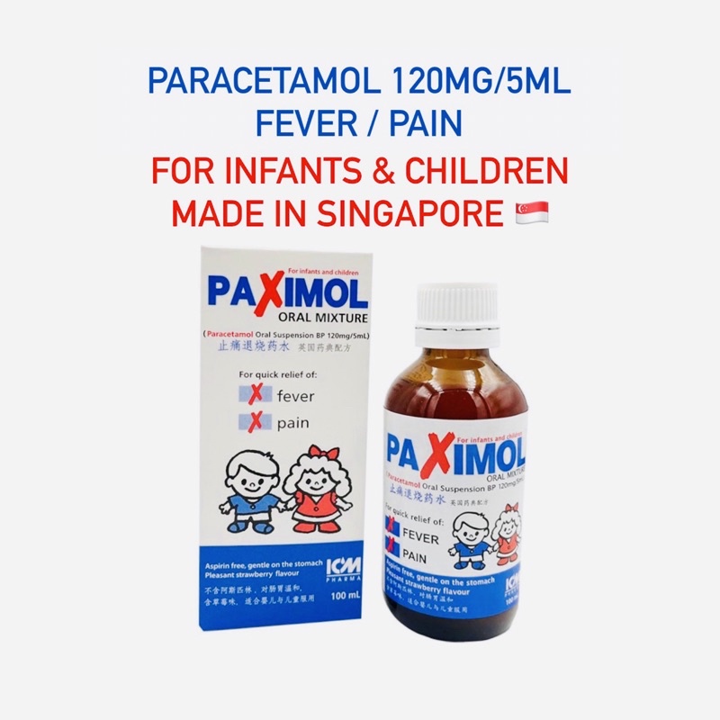 [WITH BOX PACKAGING] Paximol Paracetamol Oral Suspension for Infants