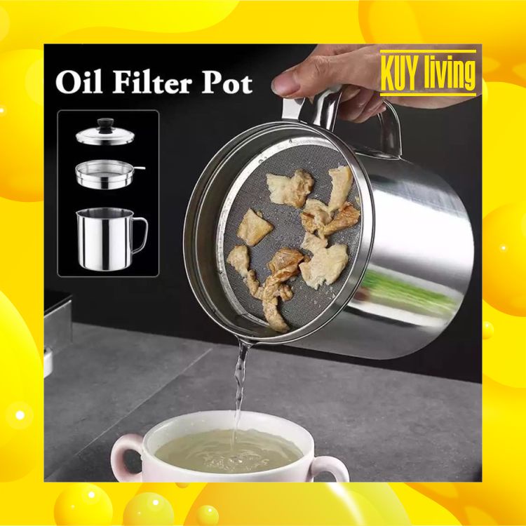 STAINLESS STEEL OIL FILTER CONTAINERS 1,2 L STAINLESS COOKING OIL ...