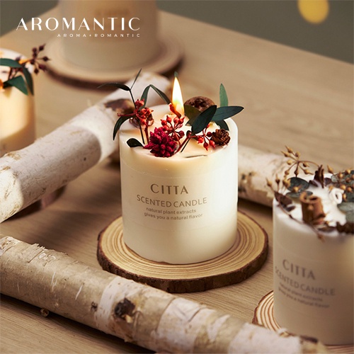 Aromantic Flower Candle Wedding Candle Premium Gift Box In 330g 45HR Burn Time
