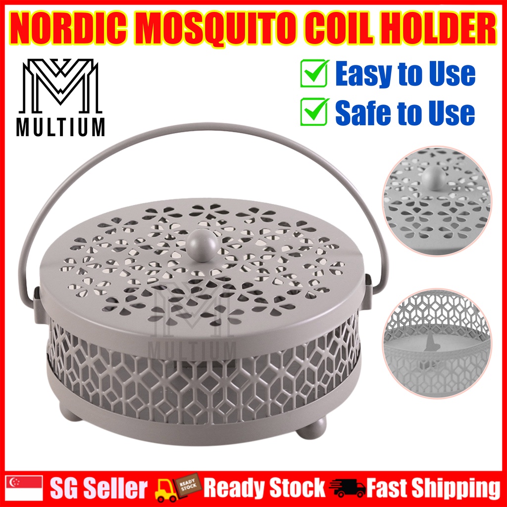 NEW Nordic Design Mosquito Coil Holder Light Grey Nordic coil holder