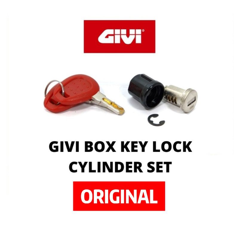 GIVI LOCKSET KUNCI KOTAK GIVI BOX KEY LOCK SET Z1565 Shopee Singapore