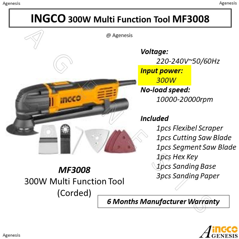 Ingco multi deals function oscillating tool