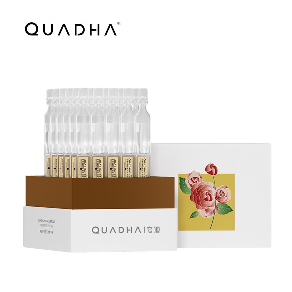 QUADHA Youth Ampoules Anti Aging Skin Repair Collagen Synthesis Acceleration Lustrous