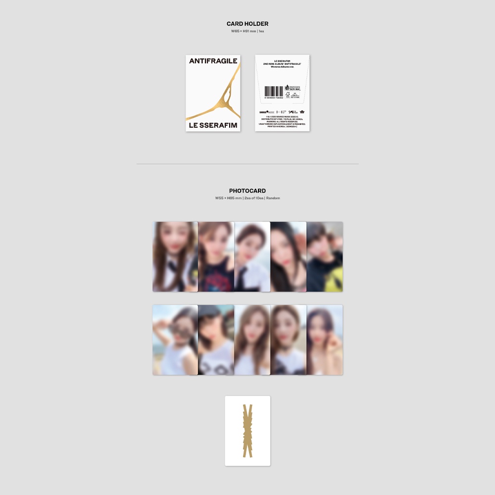 Weverse album version] LE SSERAFIM - 2nd Mini Album [ Antifragile