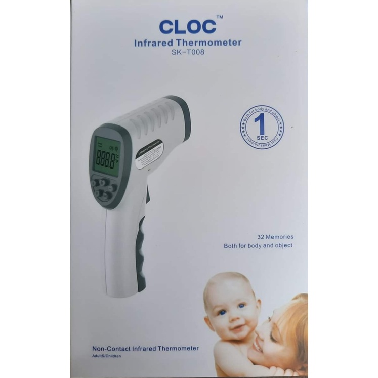 Infrared Thermometer (Cloc) Shopee Singapore