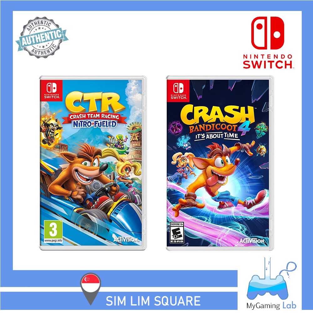 Crash bandicoot about sale time nintendo switch