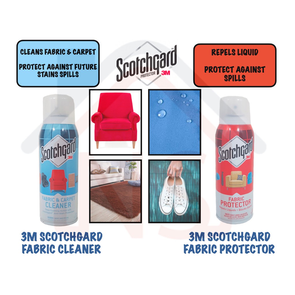 3M Scotchgard Fabric and Carpet Cleaner/Protector (Single Can or Bundle