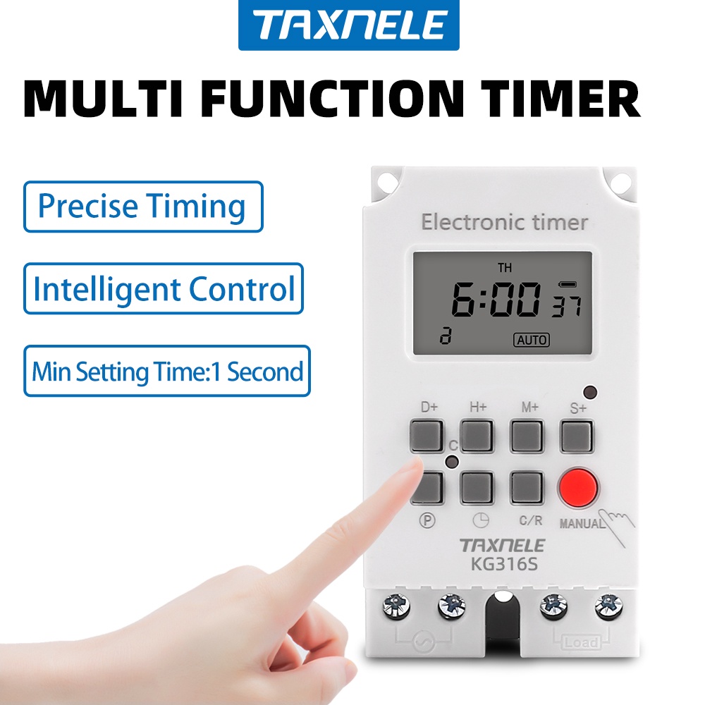 KG316S 7 Days Weekly Digital Electronic Lighting Timer Programmable ...