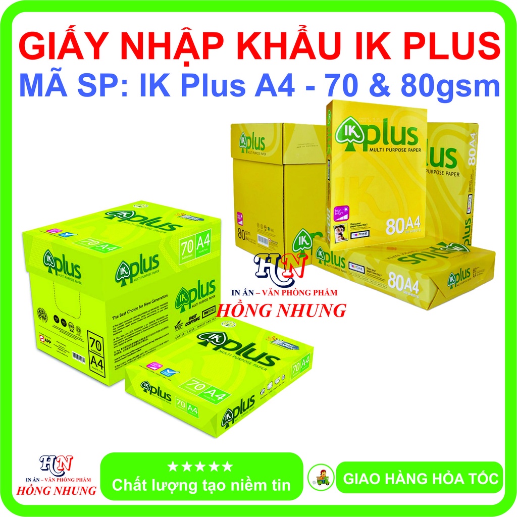 [Import Paper] Printing Paper A4 IK Plus, Quantitative 70 Gsm / 80
