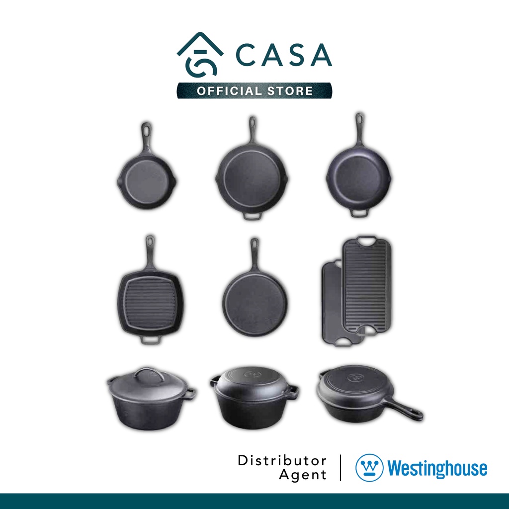 Westinghouse U.S. PreSeasoned Cast Iron Series Skillets/Griddles