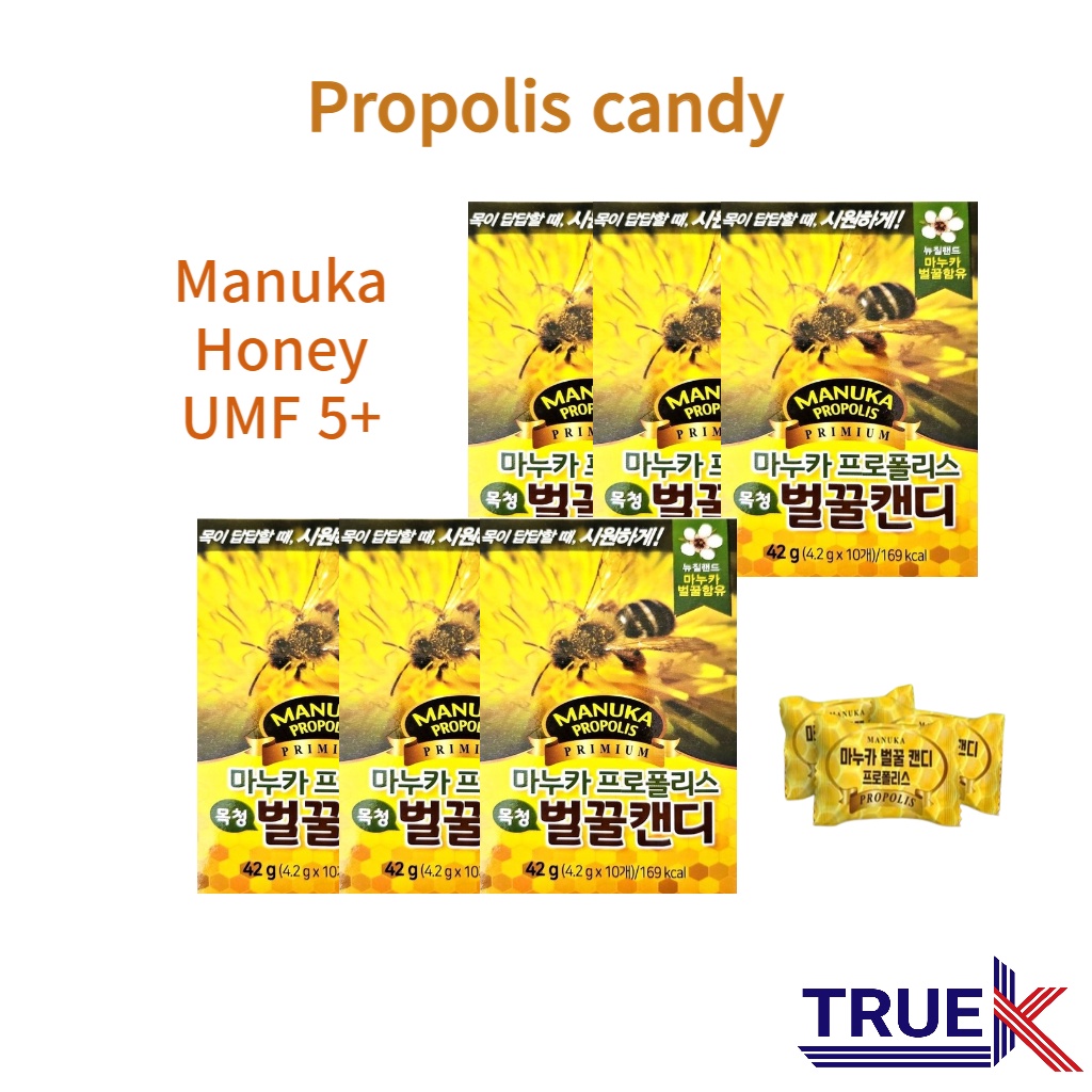 Manuka honey candy 60 candies/propolis candy/manuka honey umf 5