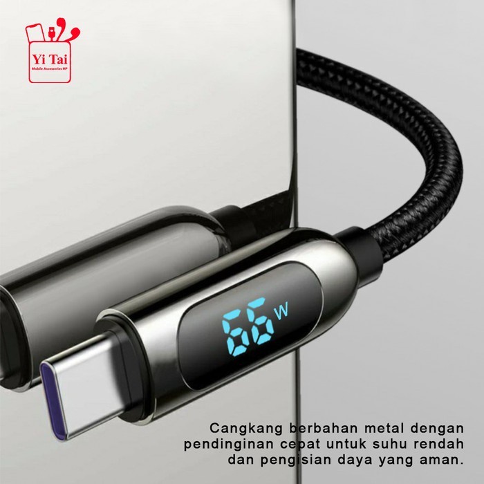 YI TAI - Kabel Data Type C PD66W Super Fast Charging - Gambar 2