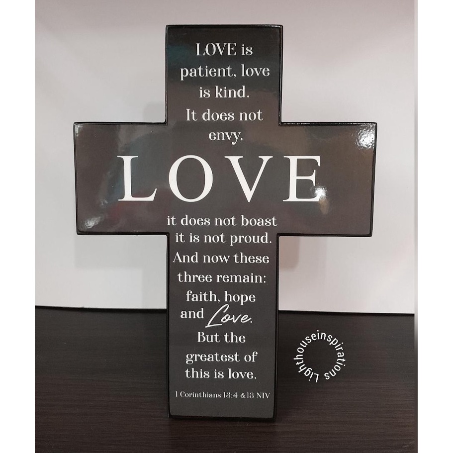 Black Cross (Hang on the wall/display on the table) | Shopee Singapore
