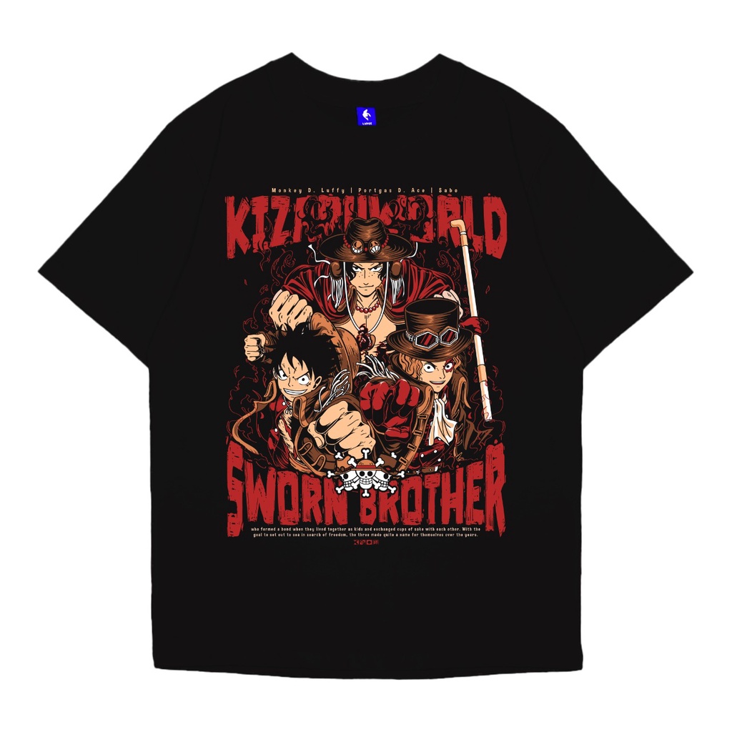 KIZARU One Piece Anime T-Shirt ACE SABO LUFFY | Shopee Singapore