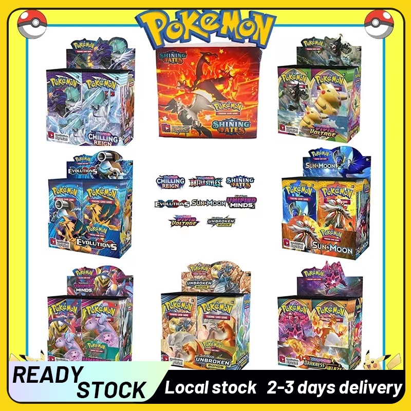shining fates booster box Pokemon Shining Fates Booster Packs x24 – Gamerholic main image 0