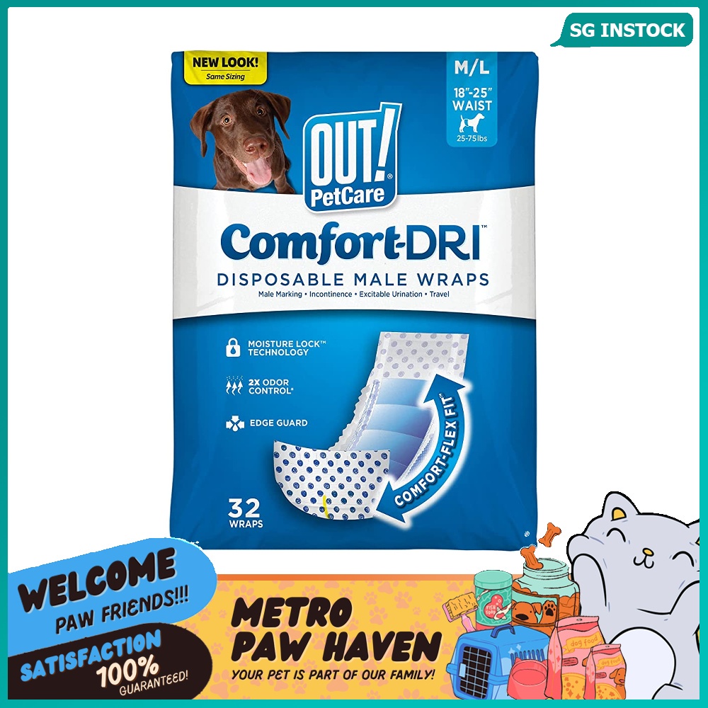 Out disposable 2024 male dog diapers