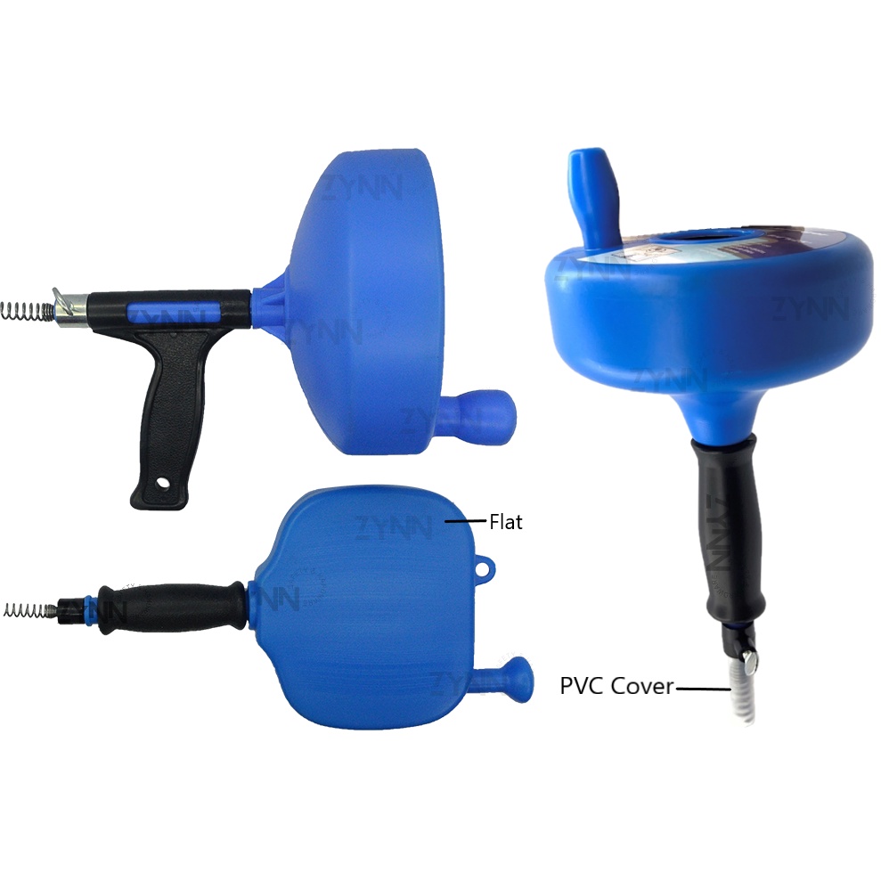 [SG STOCK] TOILET PIPE CLEANER BLUE Plumbing Clog Remover Flexible