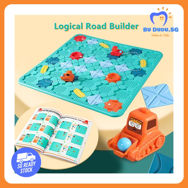 [SG] Logical Road Builder Maze Puzzle Car Maze Logic Games Toys Enhance