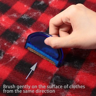 Lint Romover Plastic Metal Clothes Fabric Brush Manual Portable