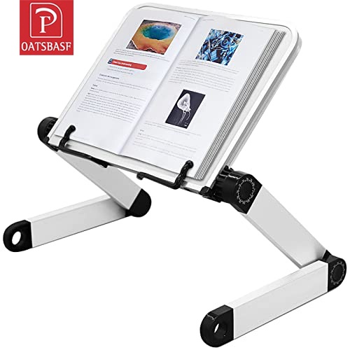 OATSBASF Multinational Adjustable Reading Book Stand Foldable Desk Office School Home Bed