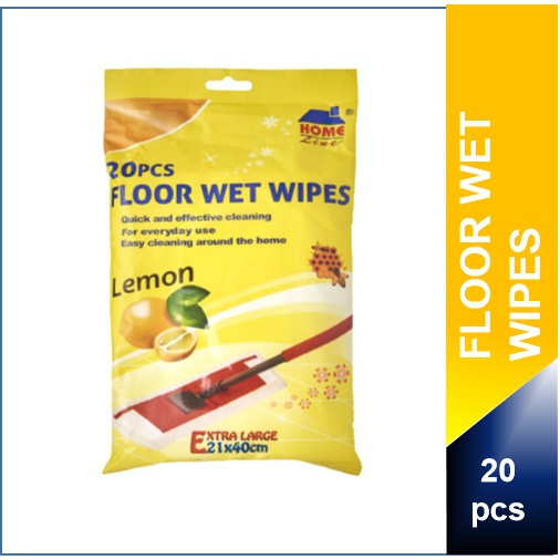 Floor Wet Wipes Extra Large Size 21cm by 40cm Shopee Singapore