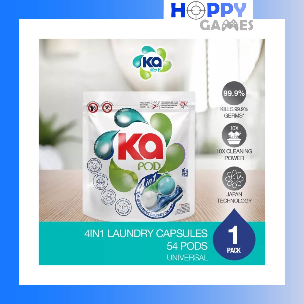 *FREE SHIPPING* Ka Laundry Capsules 4in1 KA Laundry Pods Detergent