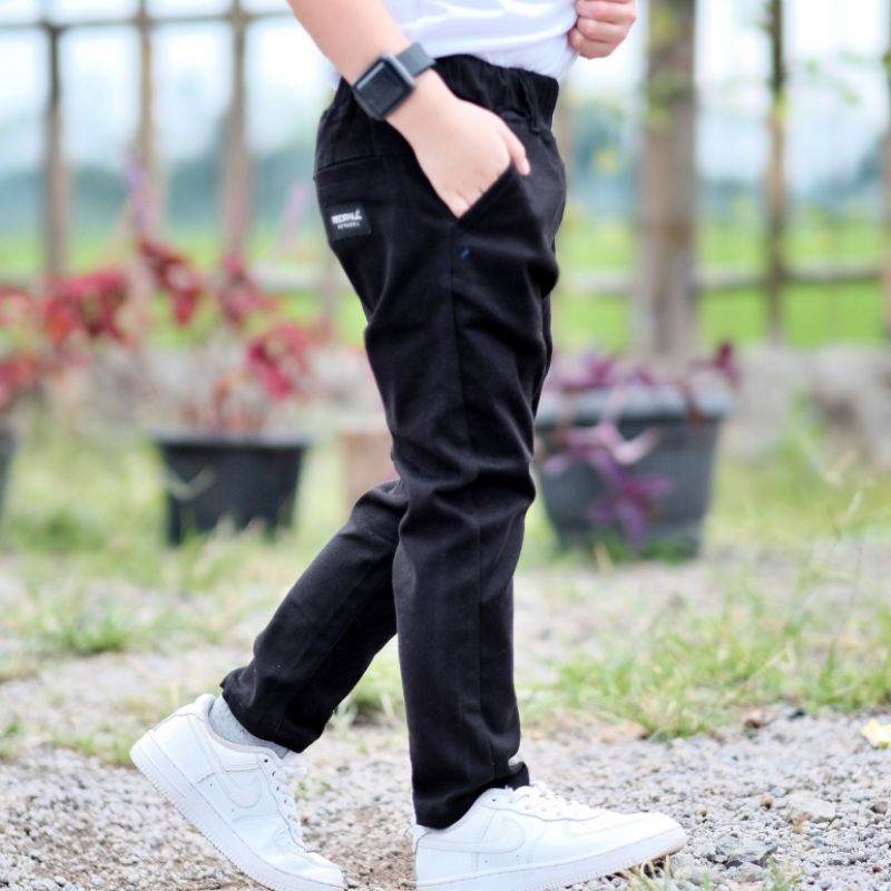Original Premium RDFL Black Long Chino Pants for Children Ages 3-12 ...
