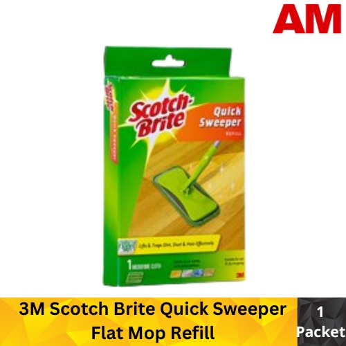 3M Scotch Brite Quick Sweeper Flat Mop Refill | Shopee Singapore