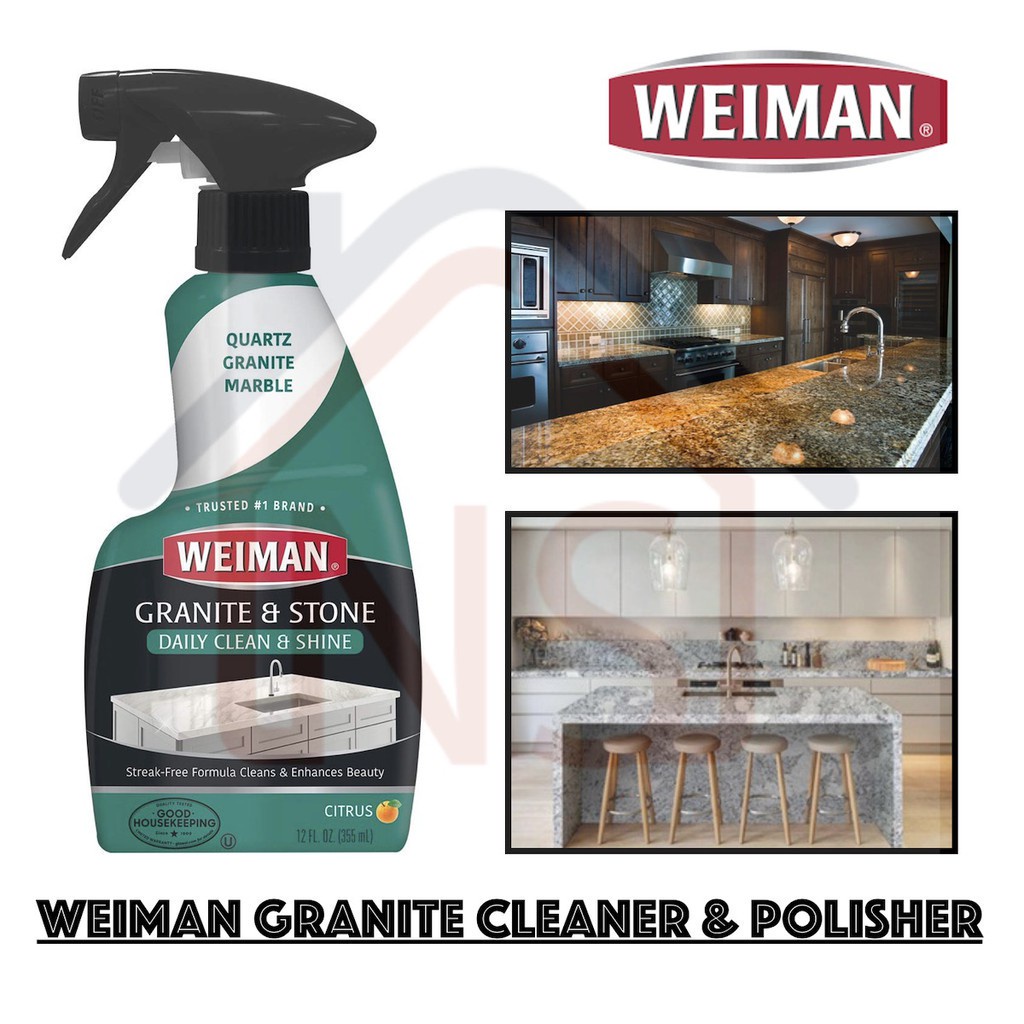 Weiman Granite Cleaner and Polisher WM78 / Quartz Marble Polish and Cleaner 355ml Shopee Singapore