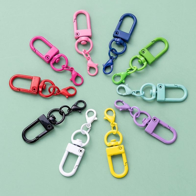 1pcs13mm * 50mm Color Metal Key Ring Car Key Chain Connector DIY ...