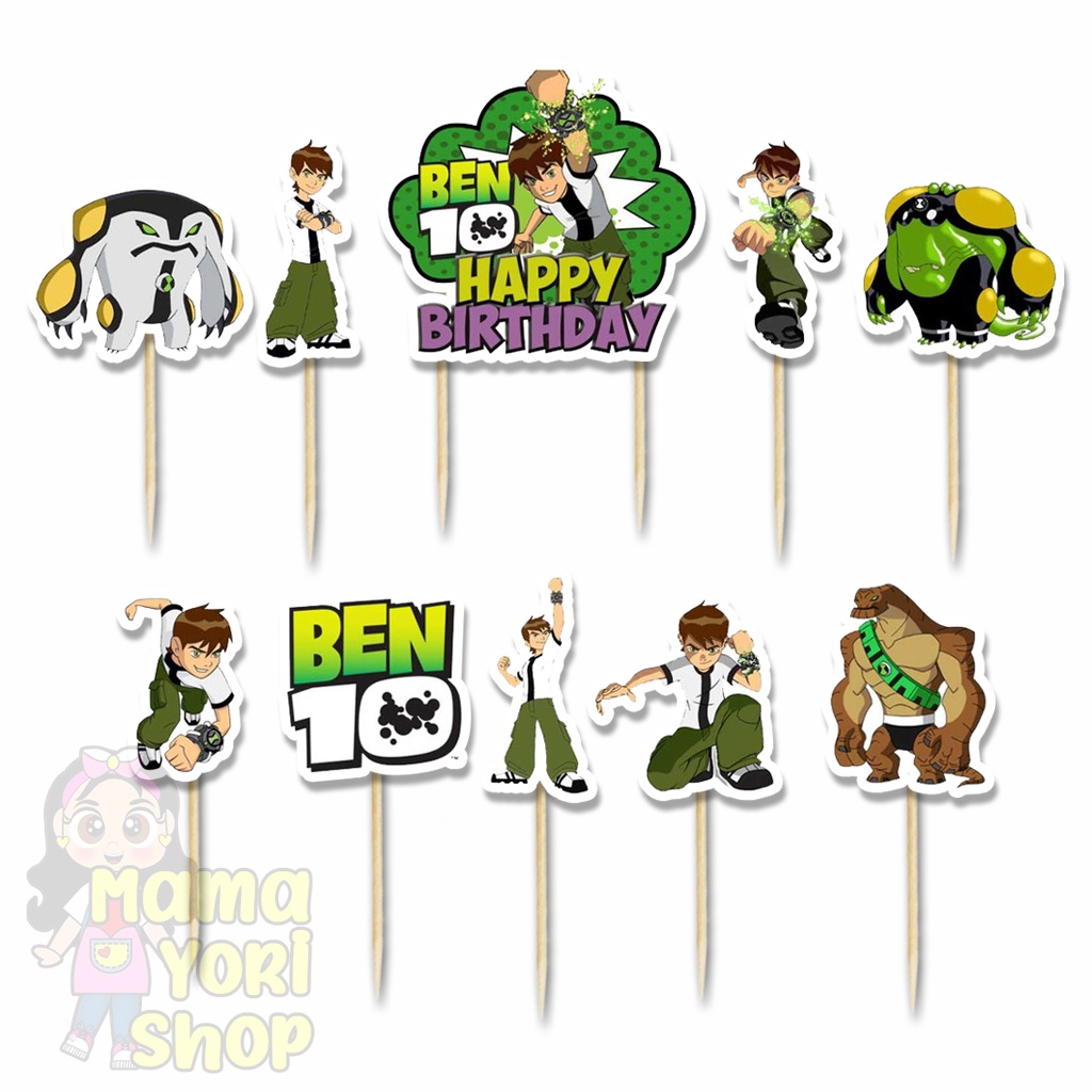 Ben 10th Birthday Cake Topper Cake Topper | Shopee Singapore