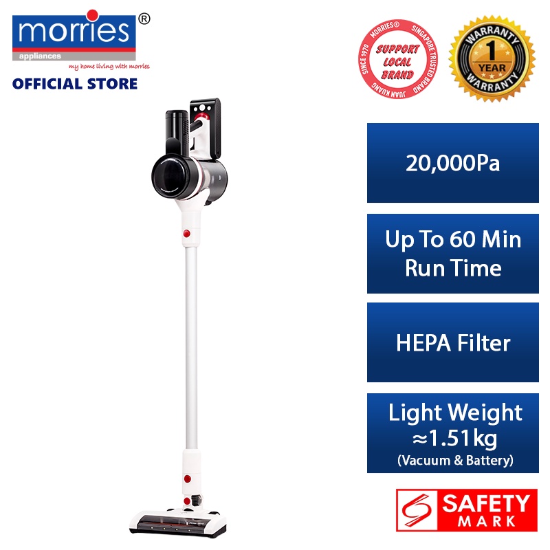 Morries 2 In 1 Cordless Stick Vacuum Cleaner MS20KPAHCV Shopee Singapore