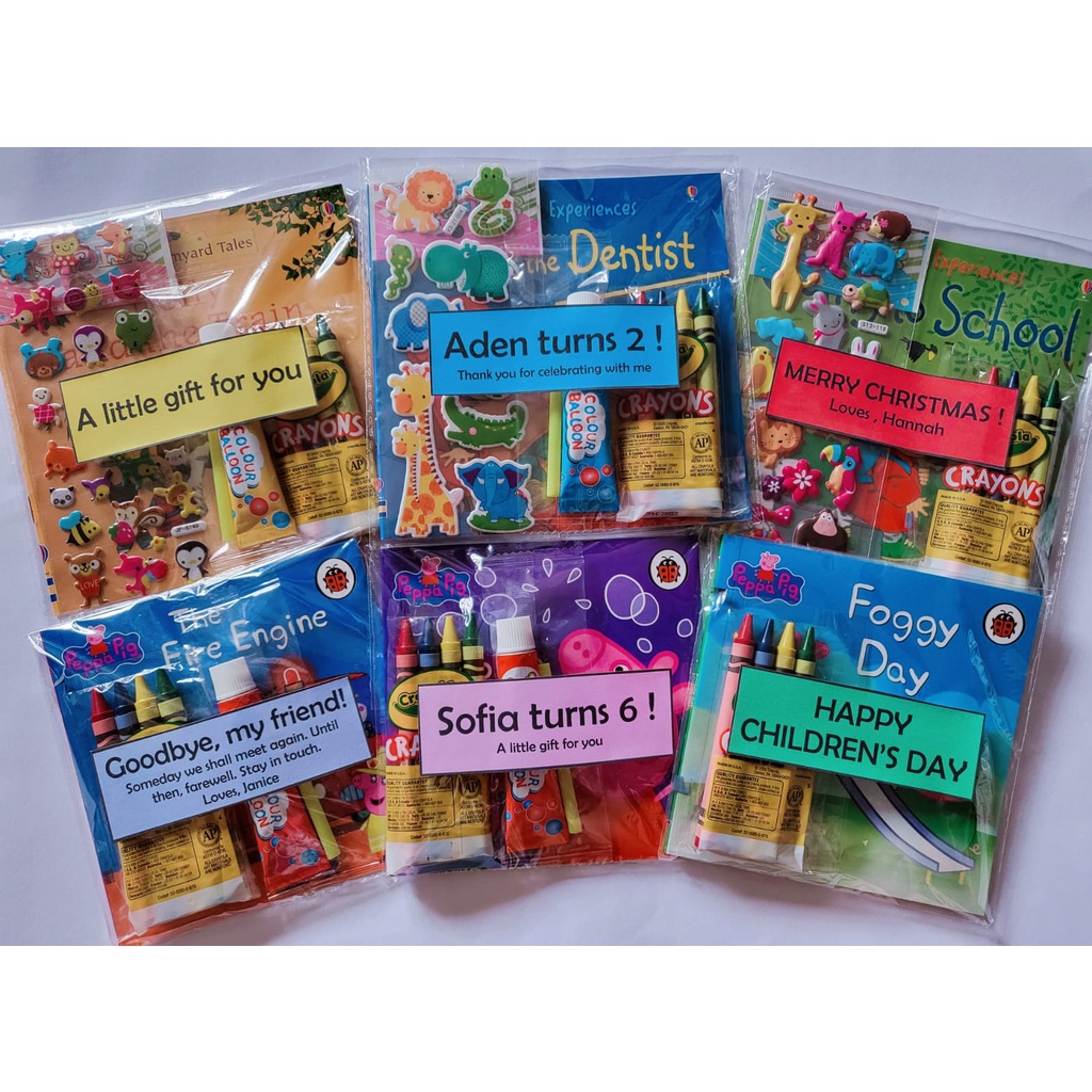 (SG Seller) Goodie Bag Crayola Crayon Pack Gift Set for Kids/ Children