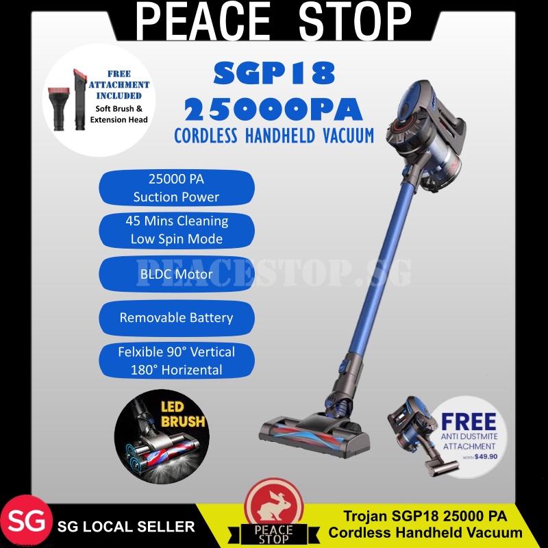 [Local Warranty] Trojan SGP18 Pro Plus 25000PA Cordless Powerful