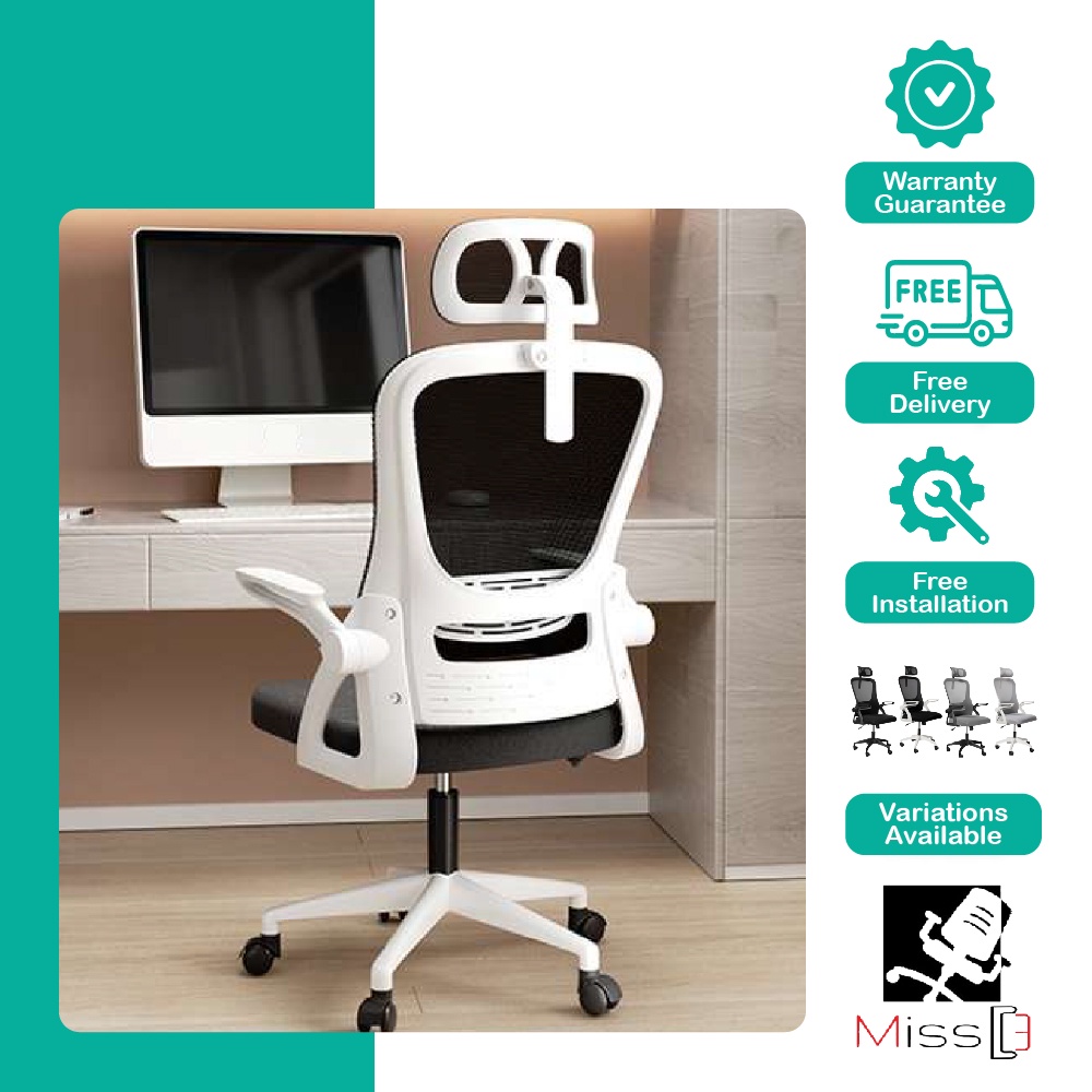 Miss3 High-back Ergonomic chair Mesh Back Home office Computer Study chairs