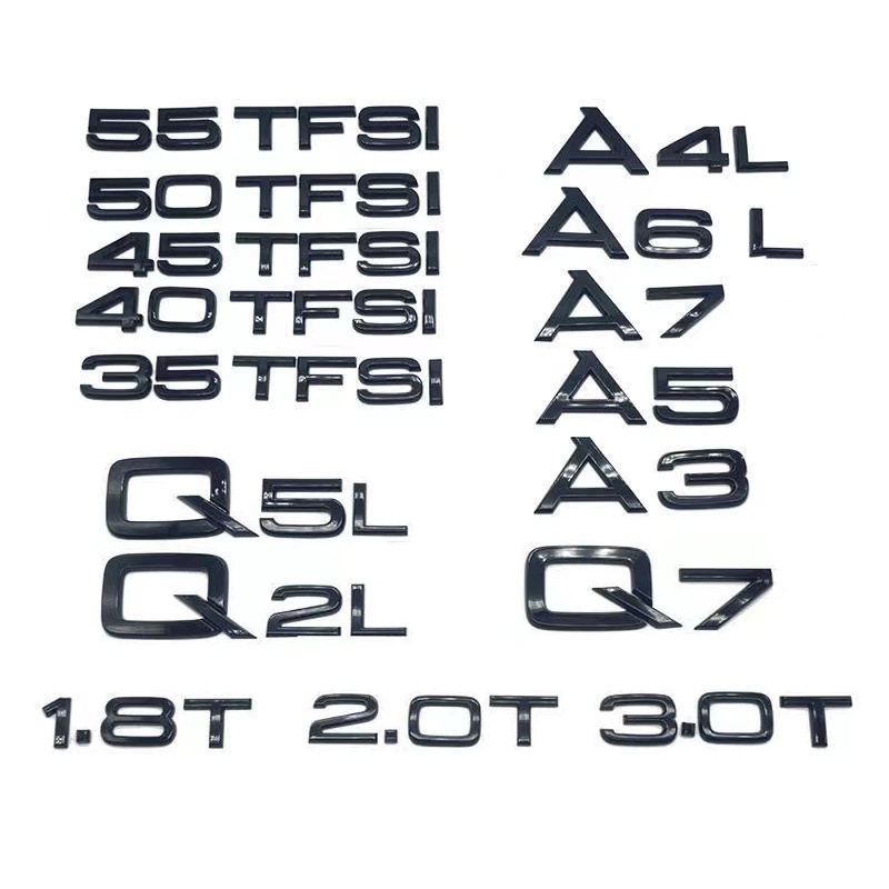 3D ABS For Audi A3 A4 A5 A6 A7 A8 Q3 Q5 Q7 Q8 A4L A6L A8L Q5L 1.8T 2.0T ...
