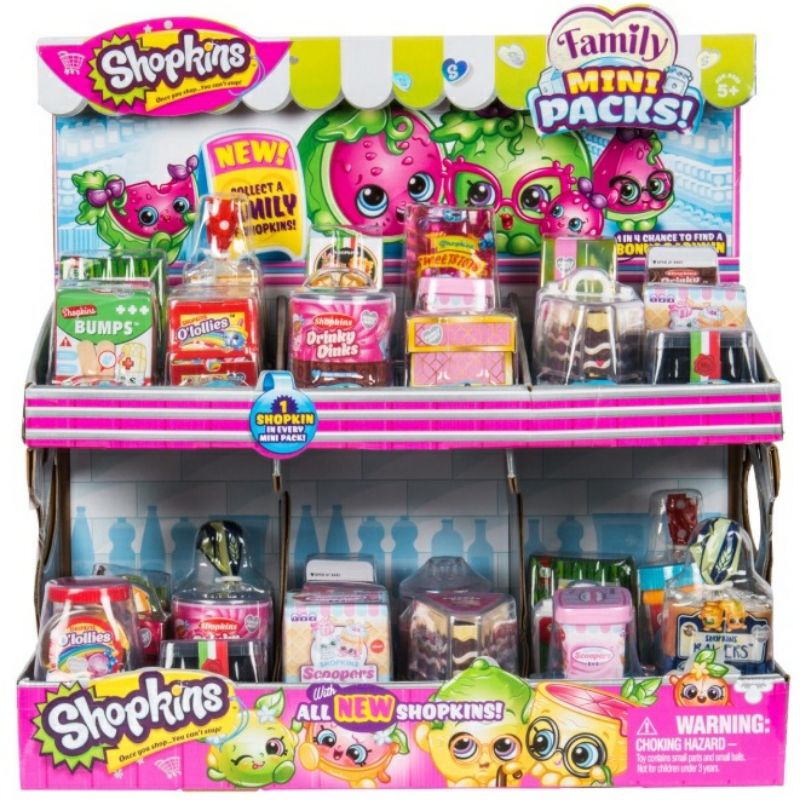 Shopkins Family Mini Pack Surprise Original Moose Shopee Singapore