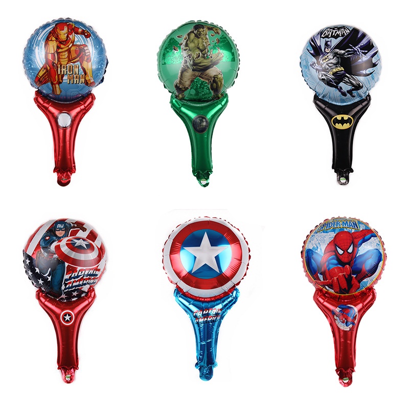 5-tlg. Hulk Folienballon Set - Anime Geburtstagsdeko Aluminium Luftballons